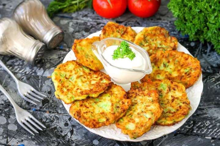 Оладьи из кабачков