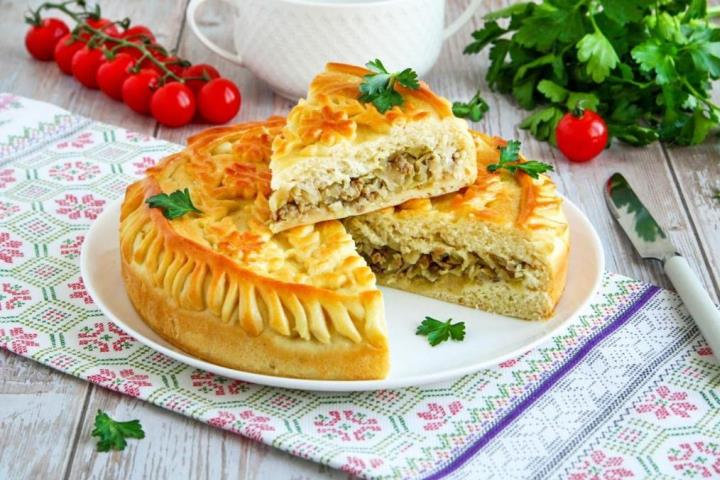 Пирог с капустой